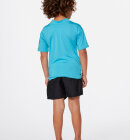 Rip Curl - Kids Corps Short Sleeve Rash UPF 50+ UV T-shirt - Børn (1-8 år) - Blue