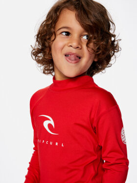 Rip Curl - Kids Corps Langærmet UPF 50+ UV t-shirt - Børn (1-8 år) - Red