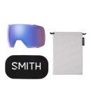 Smith - I/O MAG Skibriller - Unisex - Slate/ChromaPop Everyday Red Mirror + ekstra linse