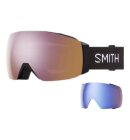 Smith - I/O MAG Skibriller - Unisex - Black/ChromaPop Everyday Rose Gold Mirror + ekstra linse