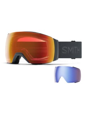 Smith - I/O MAG Skibriller - Unisex - Slate/ChromaPop Everyday Red Mirror + ekstra linse