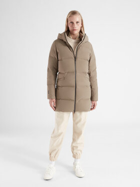 UBR - Women's Thundra Parka Dunfrakke - Dame - Dark Sand