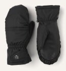 Hestra - Primaloft Leather Female Mitt Skihandsker - Dame - Black