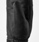 Hestra - Women's Omni Mitten Leather Skivanter - Dame - Black