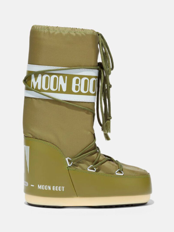 Moon Boot Icon High Nylon Støvler Unisex Khaki