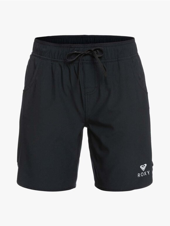 Roxy - Women's Roxy Wave 7inch Hybrid Boardshorts - Dame - Anthracite