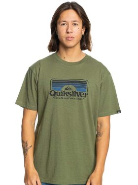 Quiksilver - Men's Step Inside T-shirt - Herre - Four Leaf Clower