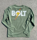 Lightning Bolt - Men's Long Sleeve Organic T-shirt - Herre - Sea Spray