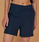 Lightning Bolt - Women's Casual Hør Shorts - Dame - Navy