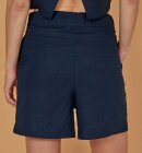 Lightning Bolt - Women's Casual Hør Shorts - Dame - Navy