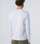 North Sails - Men's Long-sleeved T-shirt with logo patch - Herre - White