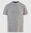 North Sails - Men's T-shirt With Patch - Herre - Grey Melange