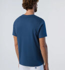 North Sails - Men's T-shirt With Patch - Herre - Dark Denim