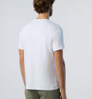 North Sails - Men's T-shirt With Patch - Herre - White