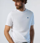 North Sails - Men's T-shirt With Patch - Herre - White