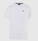 North Sails - Men's T-shirt With Patch - Herre - White