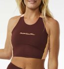 Rip Curl - Women's Run Swim Surf Revival Crop Top - Dame - Plum