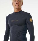 Rip Curl - Men's Dawn Patrol UPF 50+ Perf L/S UV T-shirt - Herre - Navy Marle