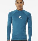 Rip Curl - Men's Waves UPF 50+ Perf L/S UV T-shirt - Herre - Deep Ocean