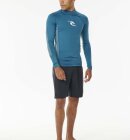 Rip Curl - Men's Waves UPF 50+ Perf L/S UV T-shirt - Herre - Deep Ocean