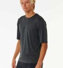 Rip Curl - Men's Dawn Patrol UPF 50+ Short Sleeve UV t-shirt - Herre - Black Marle