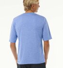 Rip Curl - Men's Dawn Patrol UPF 50+ Short Sleeve UV t-shirt - Herre - Blue Marle