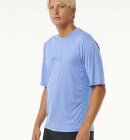 Rip Curl - Men's Dawn Patrol UPF 50+ Short Sleeve UV t-shirt - Herre - Blue Marle