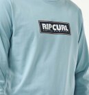 Rip Curl - Men's Icons Of Surf Long Sleeve UPF 50+ UV T-shirt - Herre - Dusty Blue