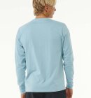 Rip Curl - Men's Icons Of Surf Long Sleeve UPF 50+ UV T-shirt - Herre - Dusty Blue