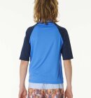 Rip Curl - Junior Shock UPF 50+ Short Sleeve UV t-shirt - Børn - Blue Gum