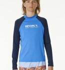 Rip Curl - Junior Shock UPF 50+ Long Sleeve UV t-shirt - Børn - Blue Gum