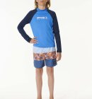 Rip Curl - Junior Shock UPF 50+ Long Sleeve UV t-shirt - Børn - Blue Gum