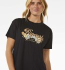 Rip Curl - Women's Sea Of Dreams Relaxed UPF 50+ UV T-shirt - Dame - Black