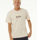 Rip Curl - Men's Rip Curl Pro Bells Beach 2024 Logo T-shirt - Herre - Vintage White