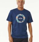 Rip Curl - Men's Fill Me Up Short Sleeve T-shirt - Herre - Washed Navy