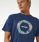 Rip Curl - Men's Fill Me Up Short Sleeve T-shirt - Herre - Washed Navy