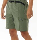 Rip Curl - Men's Hybrid Boardwalk Buckled Cargo Volley Shorts - Herre - Dark Olive