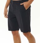 Rip Curl - Men's Hybrid Boardwalk Global Entry Shorts - Herre - Black