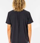 Rip Curl - Men's Washed Short Sleeve Skjorte - Herre - Washed Black 