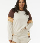 Rip Curl - Women's Surf Revival Raglan Fleece Sweater - Dame - Oatmeal Marle