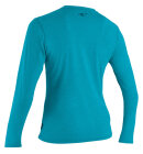 O'Neill - Women's TRVLR Hybrid Langærmet UPF 50+ UV T-shirt - Dame - Turquoise