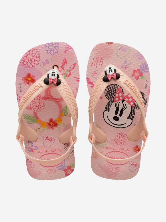 Havaianas - Baby Disney Classics II Klipklapper - Børn - Ballet Rose/Pink