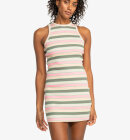 Roxy - Women's Back To Beautiful Kjole - Dame - Agave Green Very Vista Striped