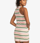 Roxy - Women's Back To Beautiful Kjole - Dame - Agave Green Very Vista Striped