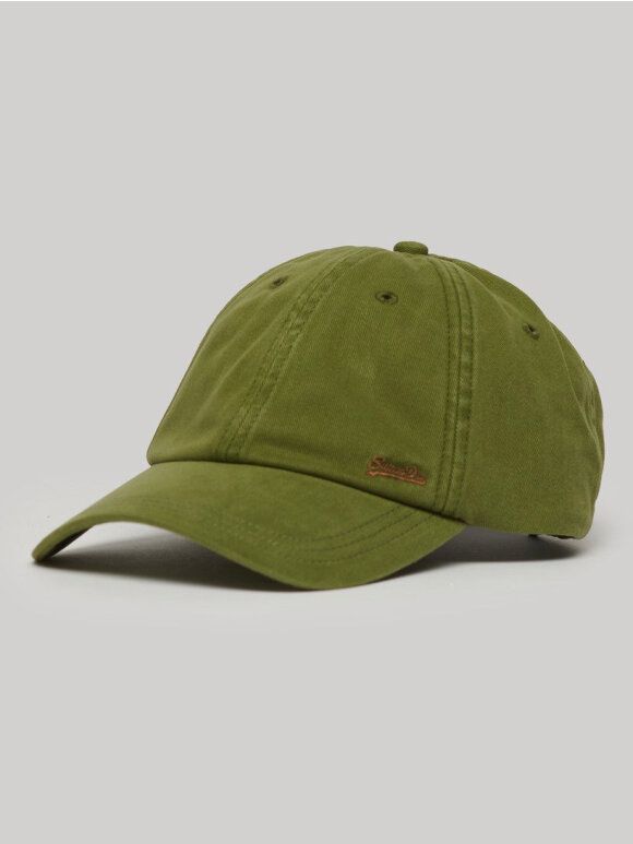 Superdry - Vintage Embroidered Cap - Unisex - Olive Khaki