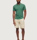 Superdry - Men's Vintage Destroy Polo Shirt - Herre - Olive Khaki