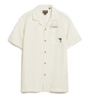 Superdry - Men's Resort Short Sleeve Shirt - Herre - Off White