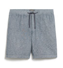 Superdry - Men's Drawstring Linen Shorts - Herre - Navy Stripe