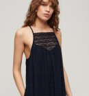 Superdry - Women's Lace Halter Maxi Beach Dress - Dame - Eclipse Navy