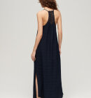 Superdry - Women's Lace Halter Maxi Beach Dress - Dame - Eclipse Navy